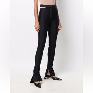 Mugler Cut out Detail trouser